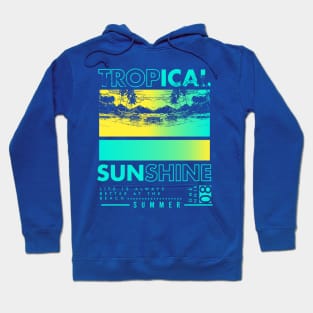 Tropical beach Hoodie